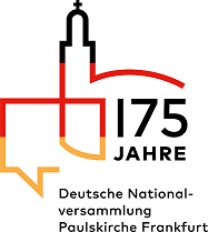 Logo 175 Jahre Deutsche Nationalversammlung Paulskirche Frankfurt